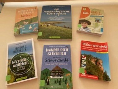 eine Auswahl von Reiseführern